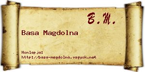 Basa Magdolna névjegykártya